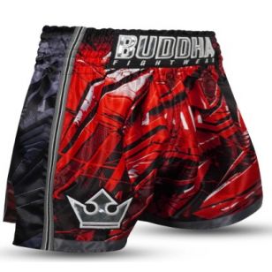 Short Muay Thai Buddha Urban Rojo para Entrenamiento y Competición
