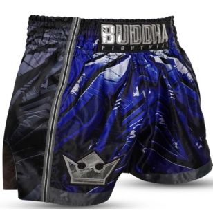 Short Muay Thai Buddha Urban Azul para Entrenamiento y Competición