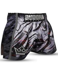 Short Muay Thai Buddha Urban gris para Entrenamiento y Competición