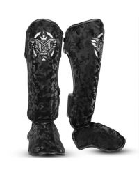 Espinilleras Buddha Army Negro 