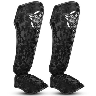 Espinilleras Buddha Army Negro 