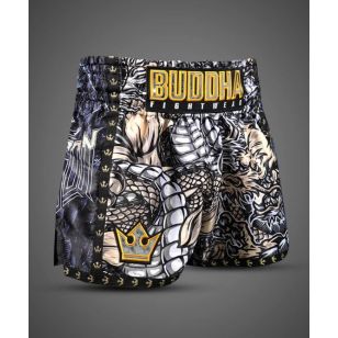 Short Buddha Muay Thai Kick Boxing Thailand Azul