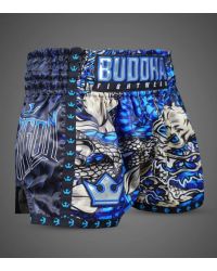 Short Buddha Muay Thai Kick Boxing Thailand Azul