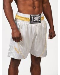 Pantalón de Boxeo Leone 1947 "Premium" Color Blanco 