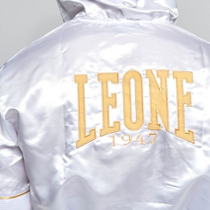 Bata de boxeo Leone 1947 AB260 Blanca