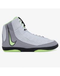Nike Inflict 4 Wrestling Shoes Gris/Verde